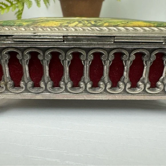 Vintage Jewelry - Trinket Box "Danseuses En Jaune" - Picture 5 of 11